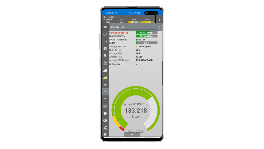 Rohde & Schwarz permet de vérifier la performance de la 5G NR et de tester la QoE sur les réseaux 5G, en utilisant les smartphones 5G disponibles dans le commerce